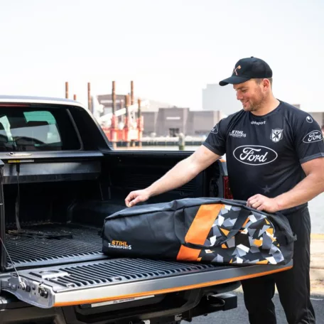 STIHL TIMBERSPORTS hordtáska motorfűrészekhez