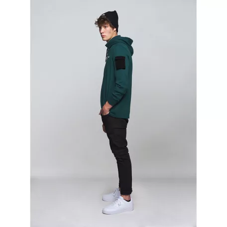 STIHL ICON zöld színű férfi kapucnis pulóver XL