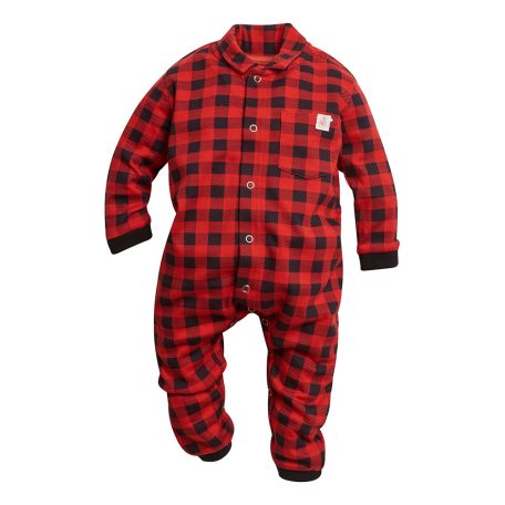 STIHL LUMBERJACK fekete és piros kockás rugdalózó