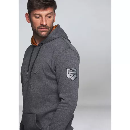 STIHL AXE szürke színű férfi kapucnis pulóver XXL