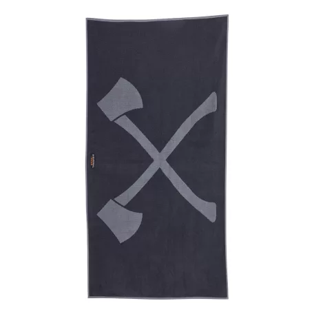 STIHL világos- és sötétszürke színű, nagyméretu törölközo 140x70cm