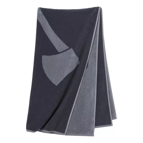 STIHL világos- és sötétszürke színű, nagyméretu törölközo 140x70cm