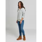 STIHL ICON szürke színű noi kapucnis pulóver M