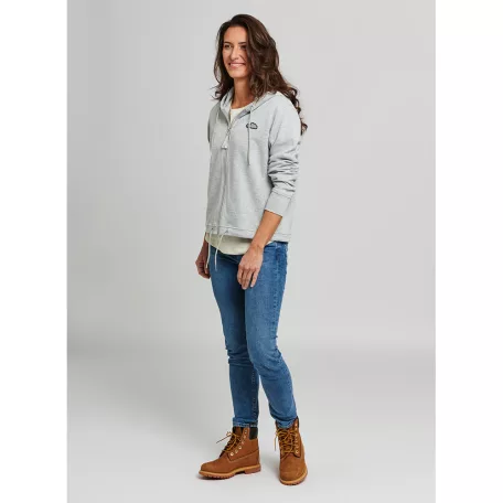 STIHL ICON szürke színű noi kapucnis pulóver M