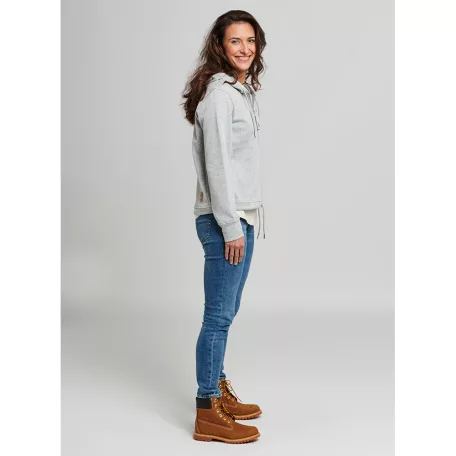 STIHL ICON szürke színű noi kapucnis pulóver M