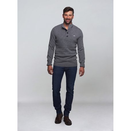 STIHL ICON szürke színű férfi kötött pulóver XXL