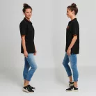 STIHL LOGO CIRCLE fekete színű uniszex galléros póló L