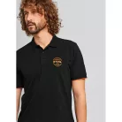 STIHL LOGO CIRCLE fekete színű uniszex galléros póló L