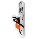 STIHL motorfűrész alakú párna gyerekeknek 52x21cm