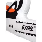 STIHL motorfűrész alakú párna gyerekeknek 52x21cm