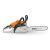 STIHL MS 212 benzinmotoros láncfűrész 38,6cm3, 2,4LE, 35cm