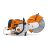 STIHL TS 700 benzinmotoros vágótárcsás gép 98,5cm3, 6,8LE, 350mm