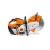 STIHL TS 480¡ benzinmotoros vágótárcsás gép 72,2cm3, 5,3LE, 300mm