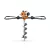 STIHL BT 360 benzinmotoros talajfúró 60,3cm3, 3,9LE