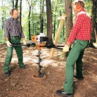 STIHL BT 360 benzinmotoros talajfúró 60,3cm3, 3,9LE