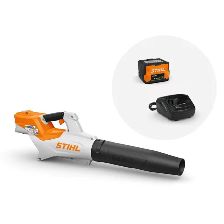 STIHL BGA 50.0 SET akkus lombfúvó AK rendszer 36V AK 20 akkumulátorral és AL 101 töltővel