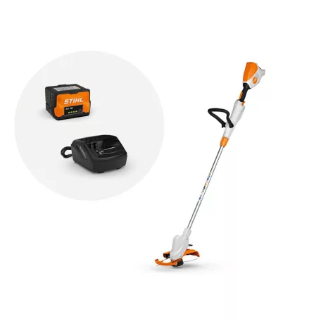 STIHL FSA 50.0 akkus szegélynyíró AK rendszer 36V AK 10 akkumulátorral és AL 101 töltővel, 0,4kW