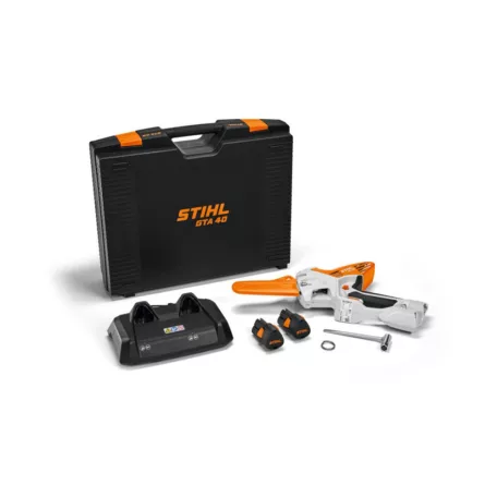 STIHL GTA 40 akkus ágvágó fűrész AS rendszer, 2 x 10,8V AS 2 akku és AL 5-2 gyors töltővel, 15cm
