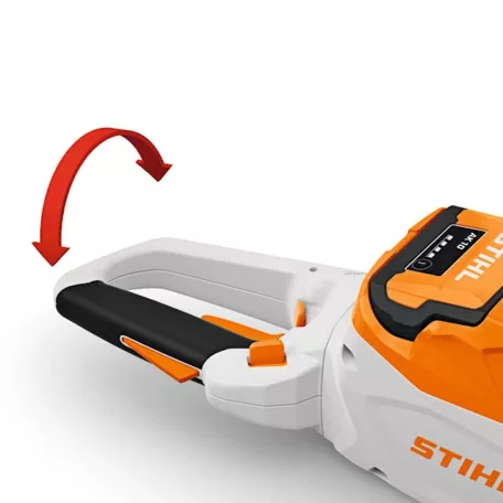STIHL HSA 60 akkus sövénynyíró AK rendszer 36V AK 10 akkumulátorral és AL 101 töltovel, 60cm