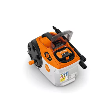 STIHL REA 100.0 PLUS akkumulátoros nagynyomású mosó, AP rendszer, 36V alapgép, 150 bar