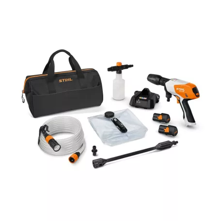 STIHL RCA 20.0 SET akkumulátoros kültéri tisztító, AS rendszer, 10,8V, 2 x AS 2 akkumulátorral és töltővel