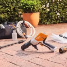 STIHL RCA 20.0 SET akkumulátoros kültéri tisztító, AS rendszer, 10,8V, 2 x AS 2 akkumulátorral és töltővel