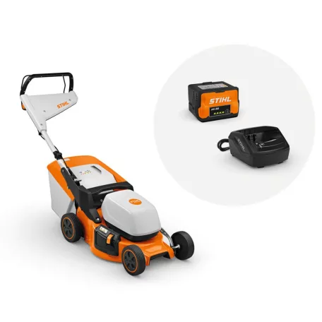 STIHL RMA 248.3 SET akkumulátoros fűnyíró (EU2), AK rendszer, 36V AK 20 akkumulátorral és AL 101 töltővel