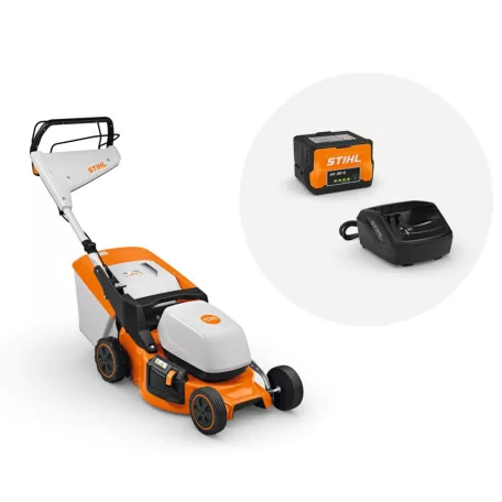 STIHL RMA 248.3 T SET akkumulátoros fűnyíró (EU2), AK rendszer,  36V AK 30 S akkumulátorral és AL 101 töltővel